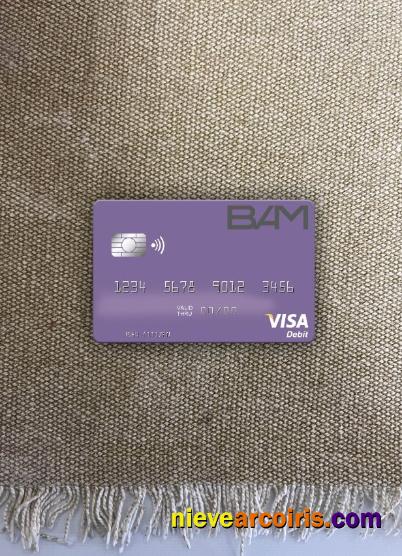 Guatemala Banco Agromercantil visa debit card photolook